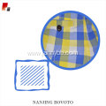 wholesale yellow white blue checked shorts